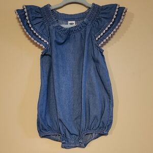 OLD NAVY BLUE DENIM BUBBLE SIZE 18-24 MONTHS